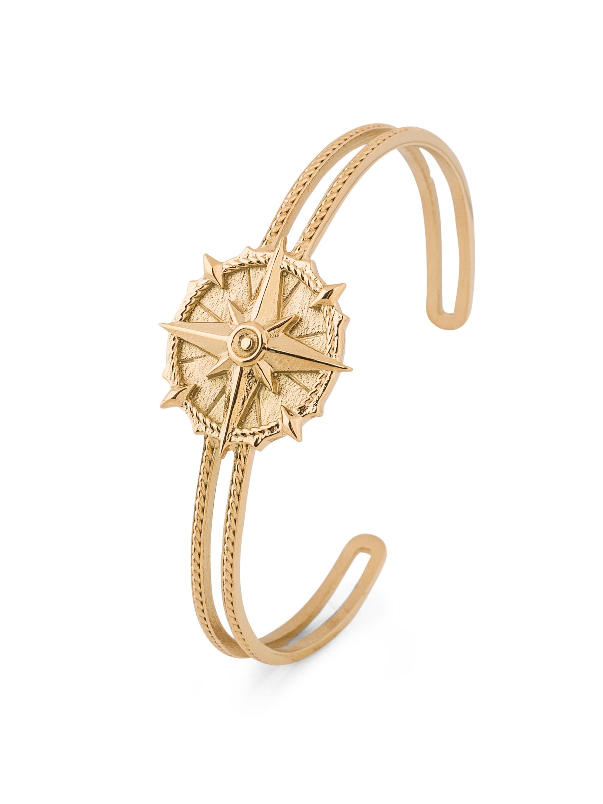 Akitsune Armband 'Guidance'‌‌‌‌‌‌‌ in Gold: Vorderseite