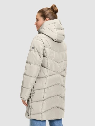 Covered Wintermantel 'Adelle' in Wit