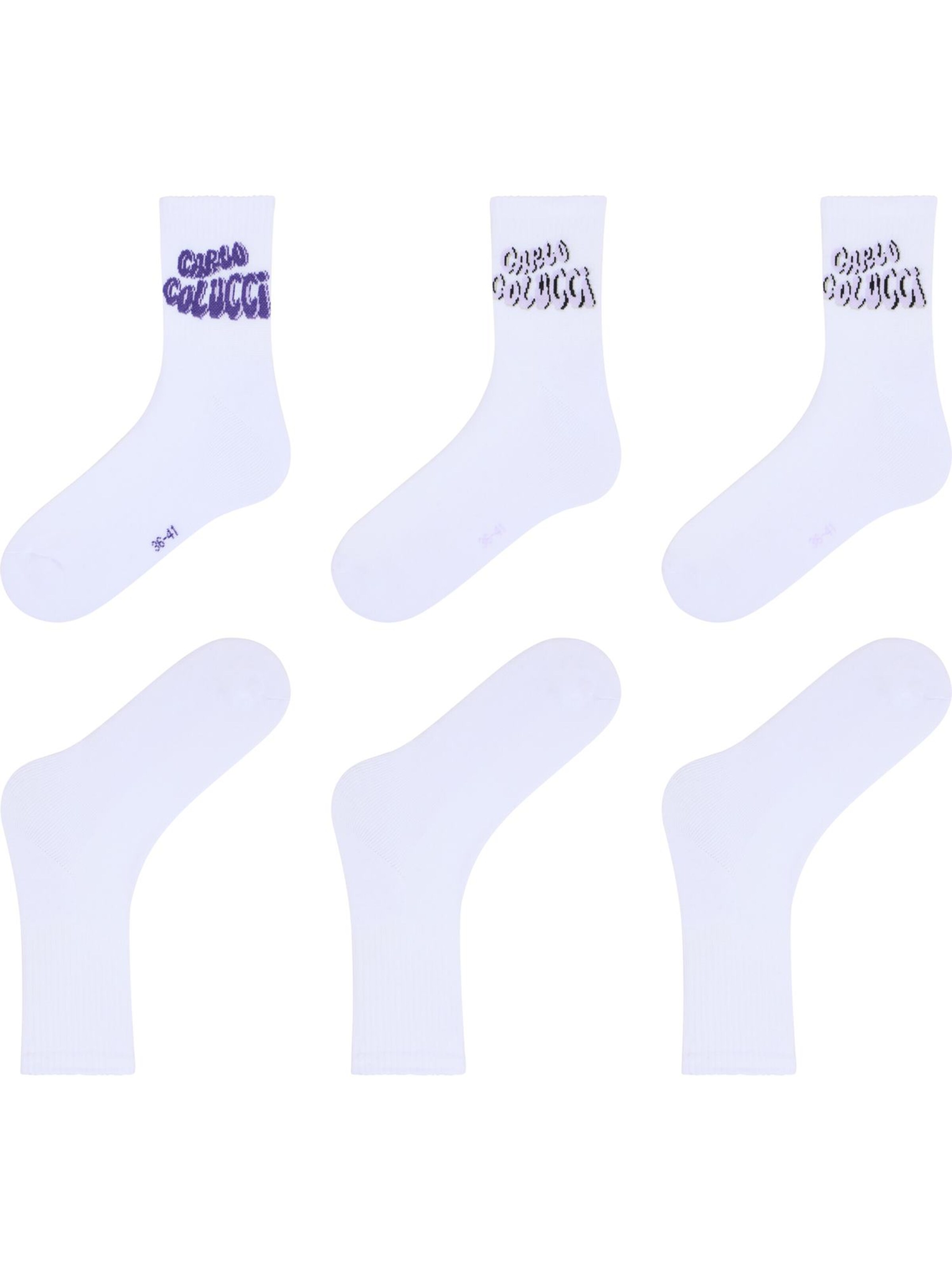 Carlo Colucci Socken 'Ellinger' in Weiß