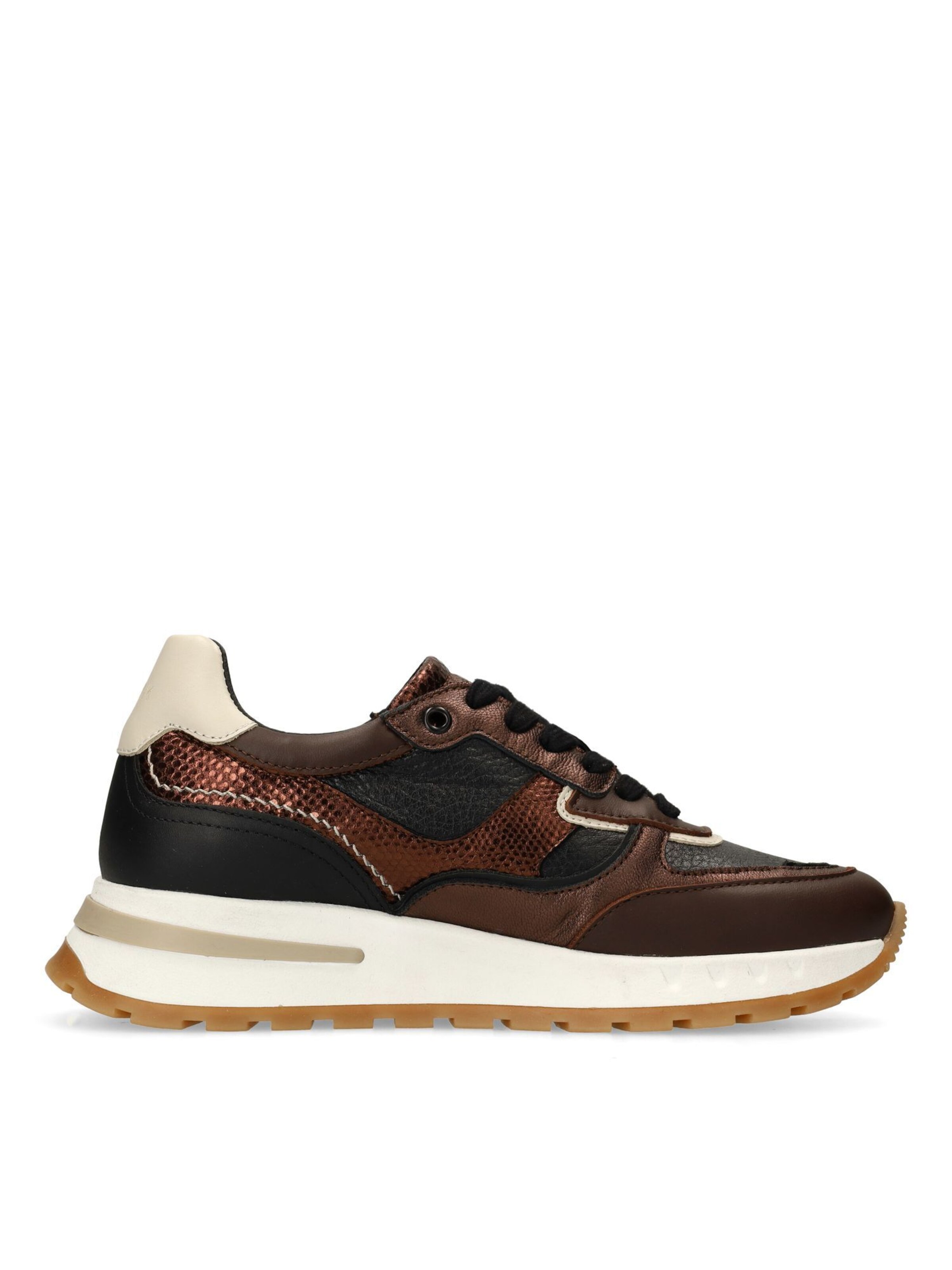 MANFIELD Sneakers laag in Bruin