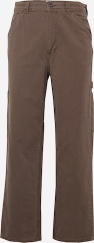 BDG Urban Outfitters Loosefit Kalhoty – hnědá: přední strana