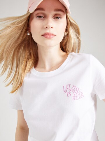 QS T-Shirt in Weiß