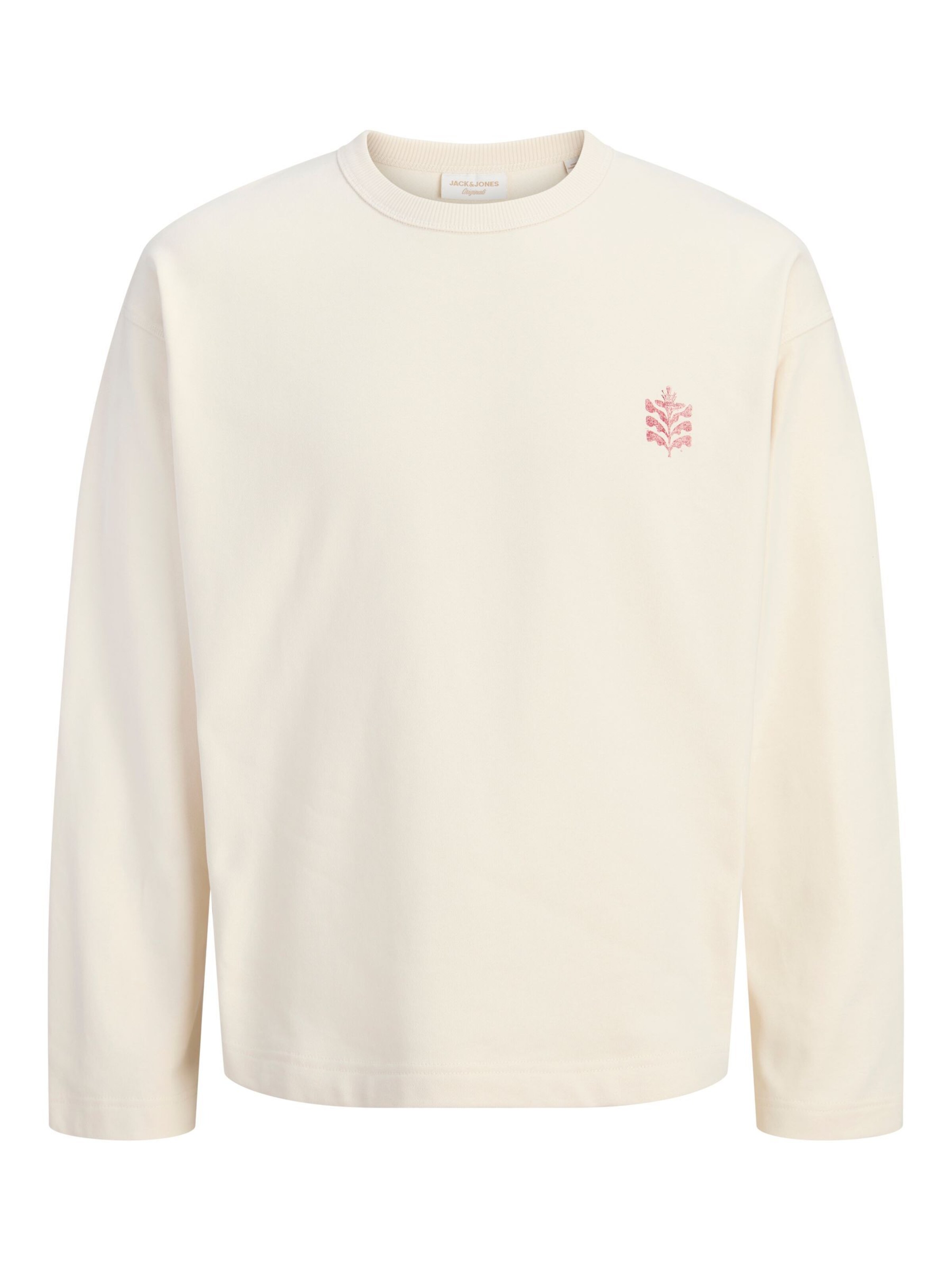 JACK & JONES - Sudadera en blanco: frente