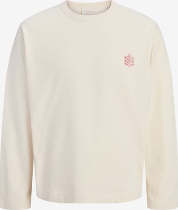 JACK & JONES Sweatshirt in White: front