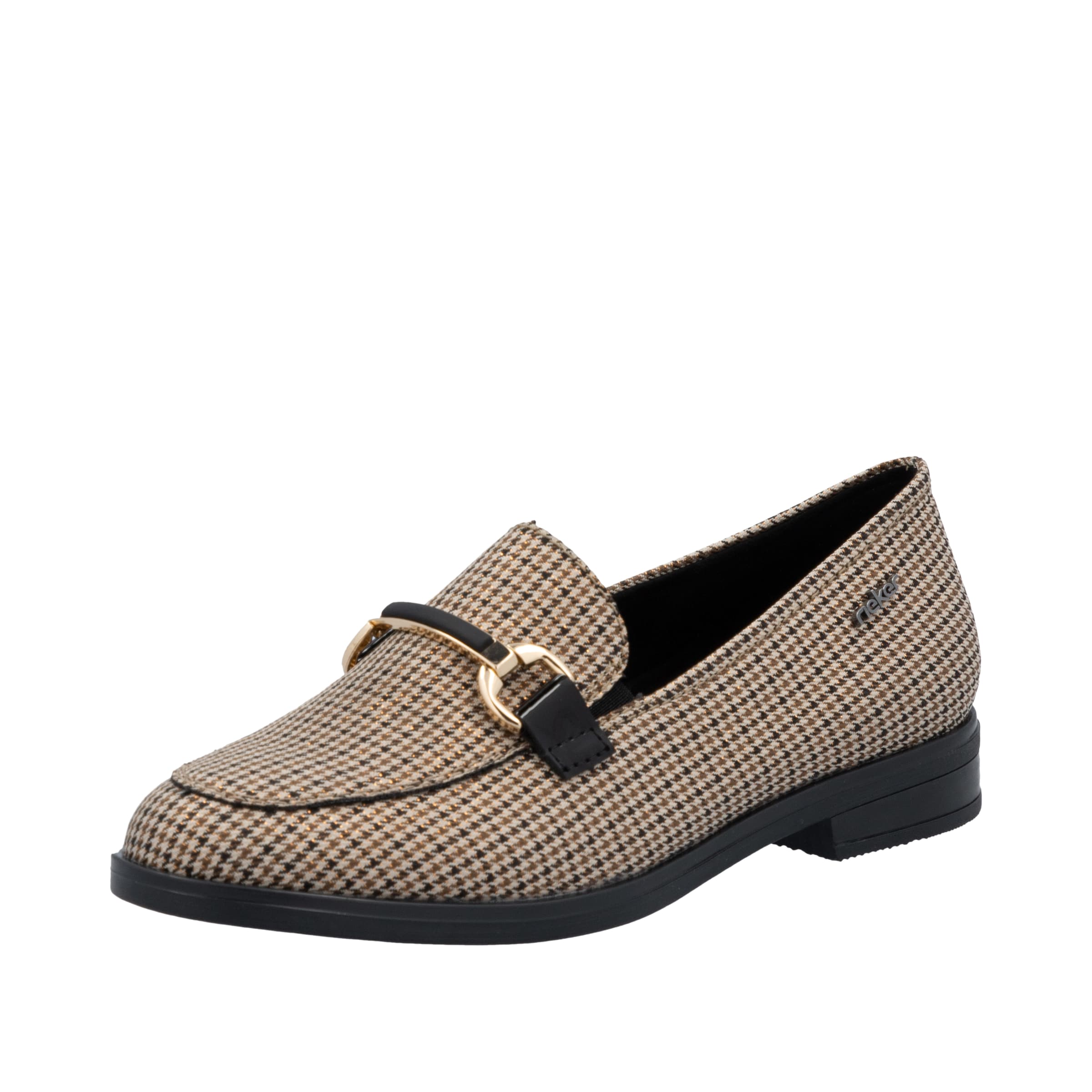 Rieker Classic Flats ' 46264 ' in Beige: front