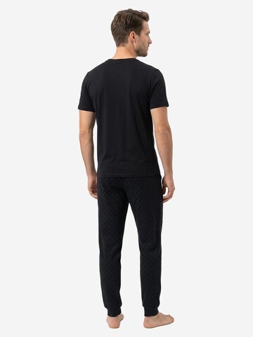 JOOP! Pyjama kort 'Comfort' in Zwart