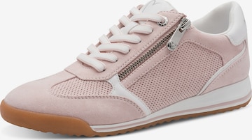 Baskets basses MARCO TOZZI en rose : devant