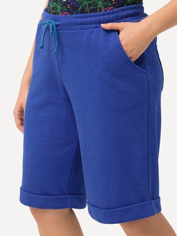 Ulla Popken Regular Shorts in Blau