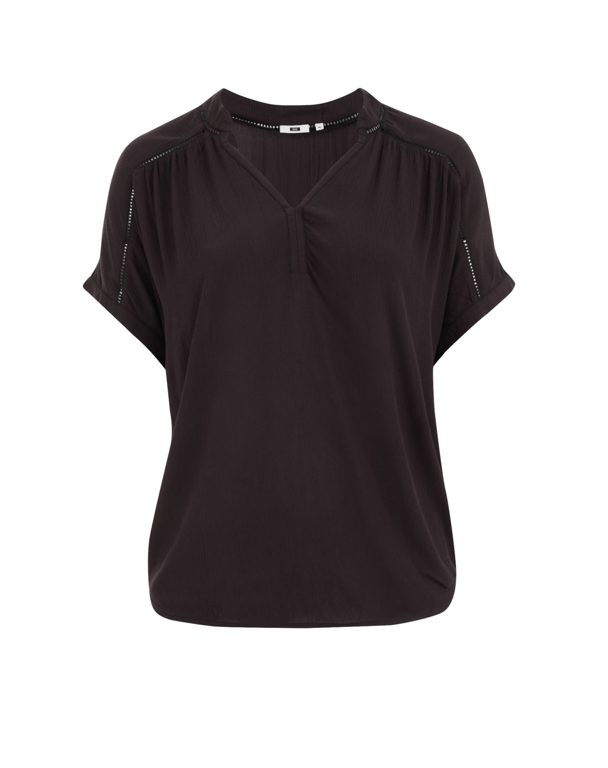 WE Fashion Блуза в черно: отпред