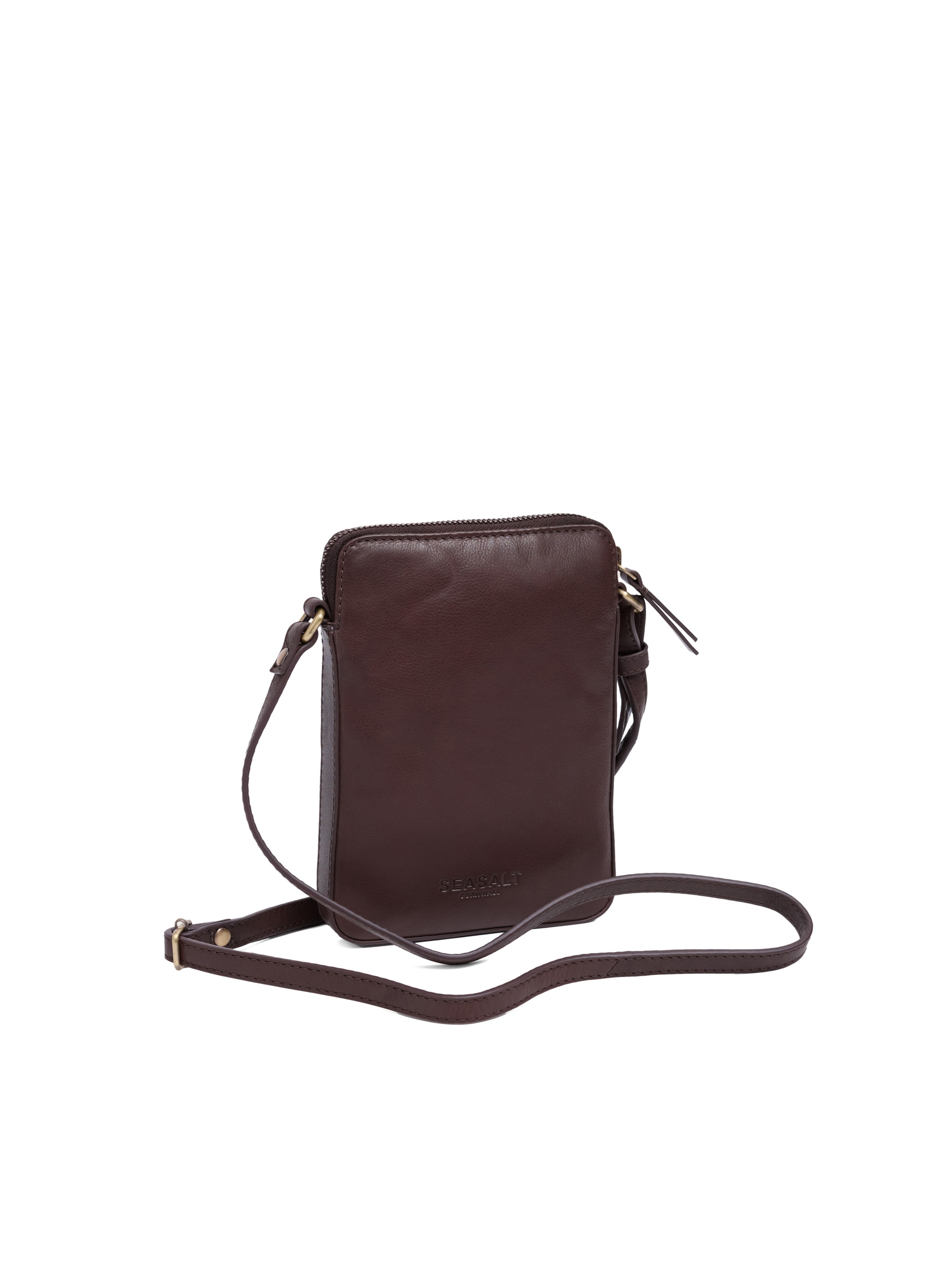 Borsa a tracolla di Seasalt Cornwall in marrone: frontale
