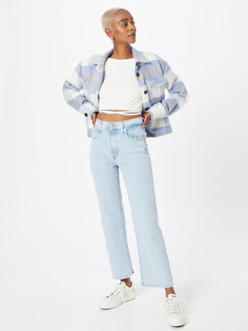 LEVI'S ® Flared Jeans 'High Waisted Crop Flare' in Blau