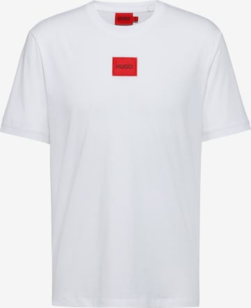 HUGO Red T-Shirt 'Diragolino212' in Weiß: predná strana