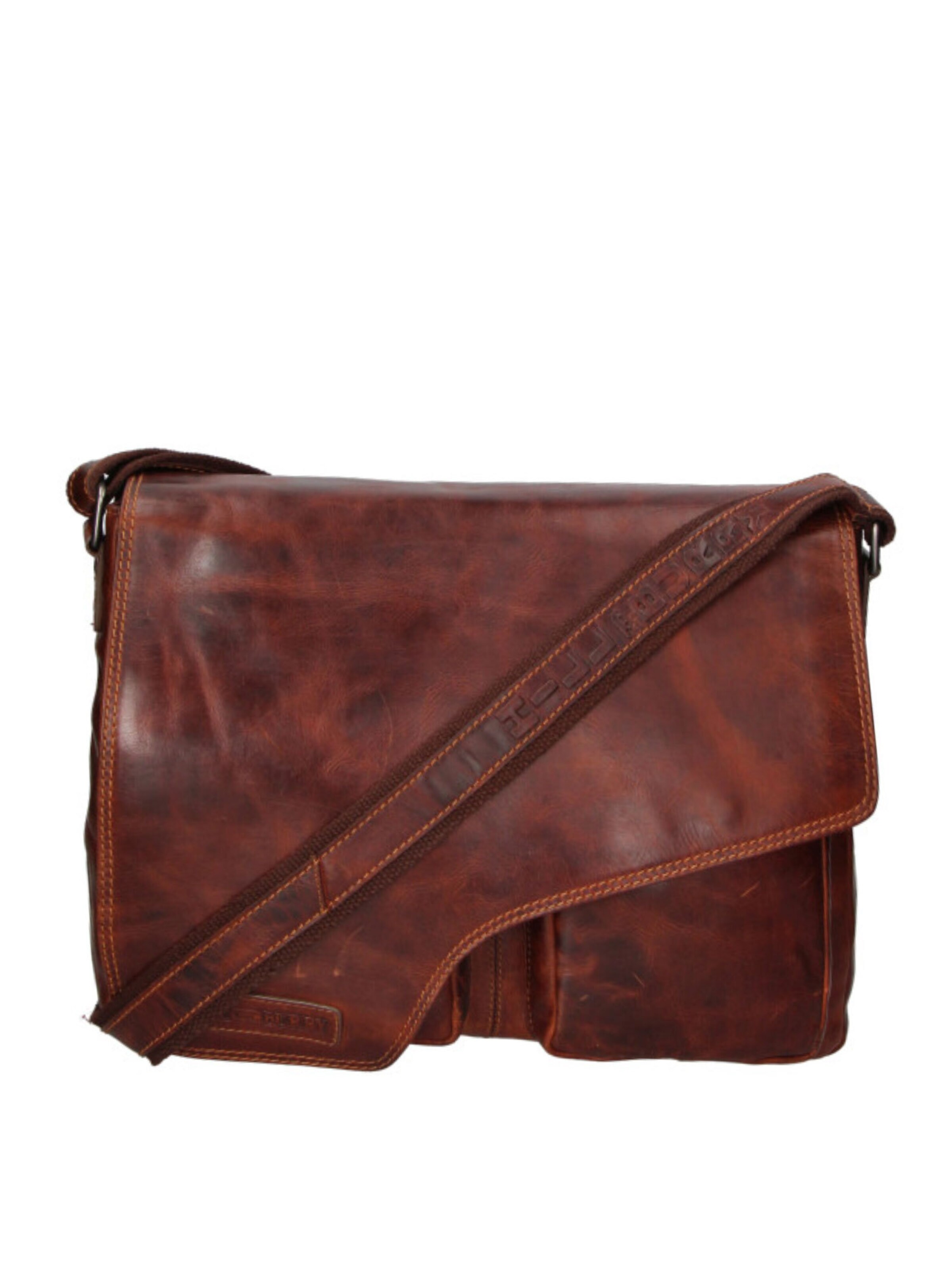 Borsa a tracolla di HILL BURRY in marrone: frontale