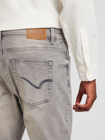 Only & Sons Slimfit Jeans 'ONSROPE' in Grau