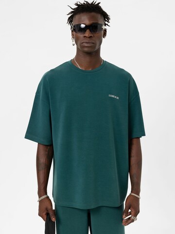 T-Shirt 'Japanese Iris' VAMOS CLO en vert : devant