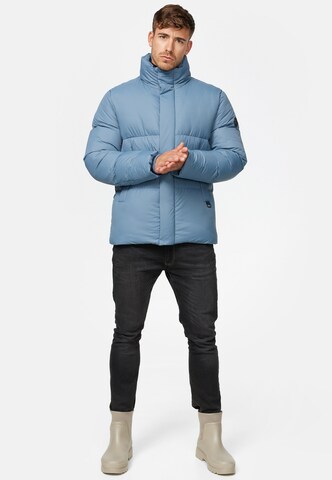 INDICODE JEANS Winter Jacket 'Lanse' in Blue