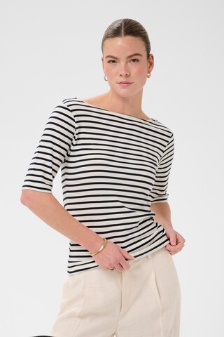 T-shirt 'KALiddy' Kaffe en blanc : devant