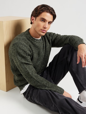 JACK & JONES Tröja 'JJLINK' i grön