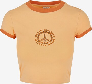 Maglietta di Urban Classics in arancione: frontale