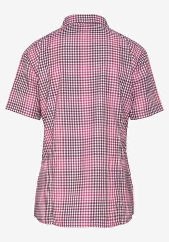 Maier Sports Athletic Button Up Shirt in Pink