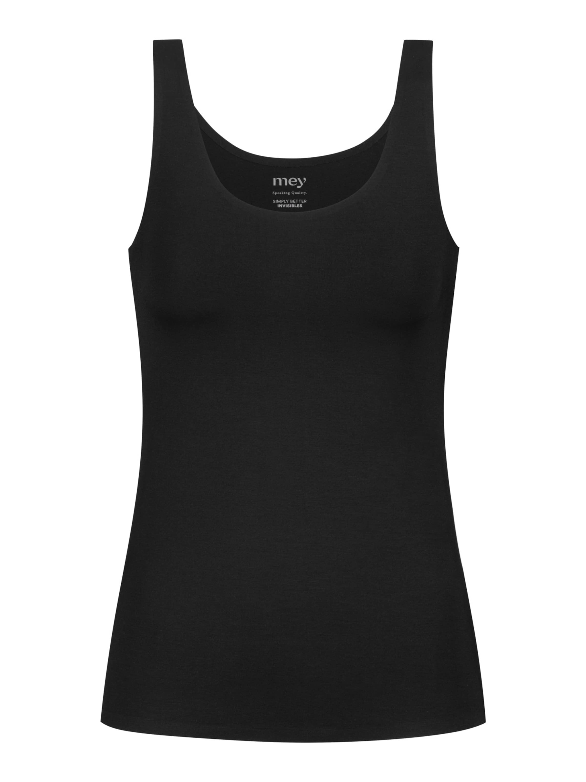 Mey Onderhemd 'Simply Better Invisibles' in Zwart: voorkant