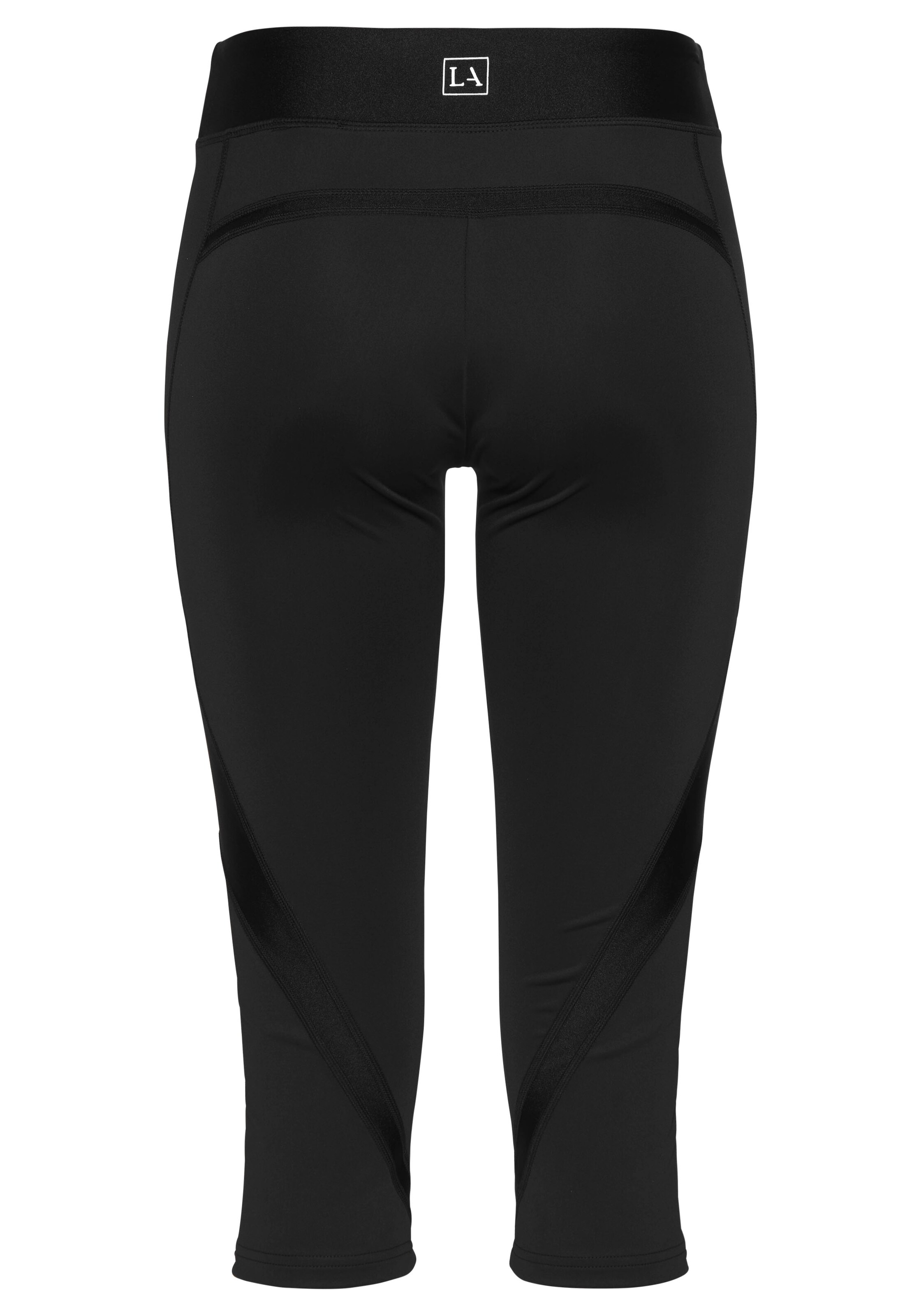 LASCANA ACTIVE Skinny Sporthose in Schwarz