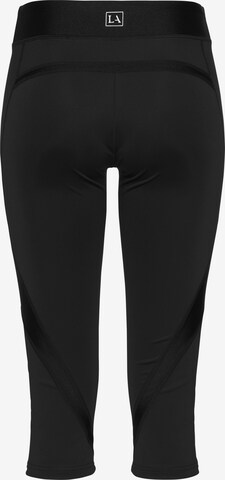 LASCANA ACTIVE Skinny Športne hlače | črna barva