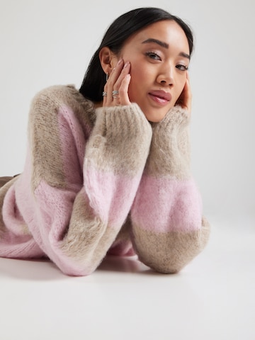 Pull-over Zwillingsherz en marron