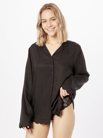 Chemise de nuit 'Jane' Underprotection en noir : devant