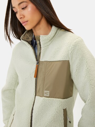 CAMEL ACTIVE Fleecejacke mit Stehkragen in Grün