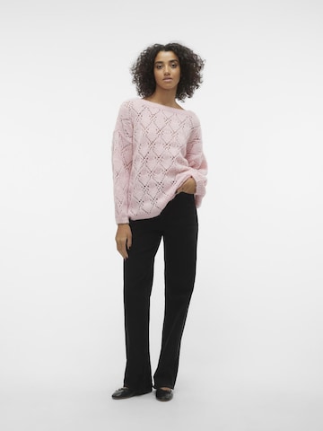 VERO MODA Pullover 'STAR' i pink