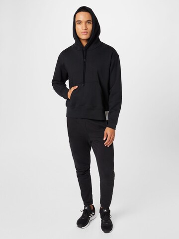 Felpa sportiva 'Lounge Heavy French Terry' di ADIDAS SPORTSWEAR in nero