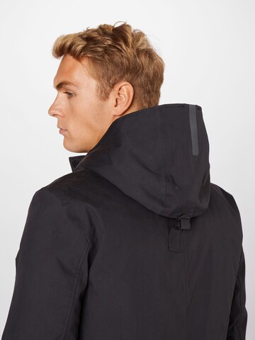 g-lab Regular Fit Jacke 'Globe' in Schwarz