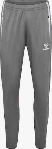 Hummel Slimfit Sporthose 'Lead 2.0' in Grau: Vorderseite