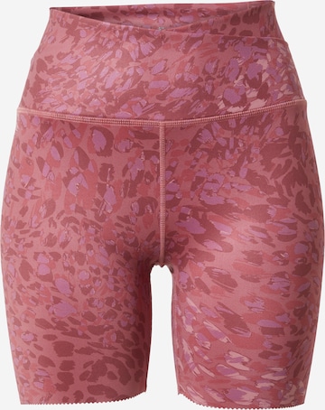 SKECHERS Skinny Spodnie sportowe w kolorze fioletowy: przód