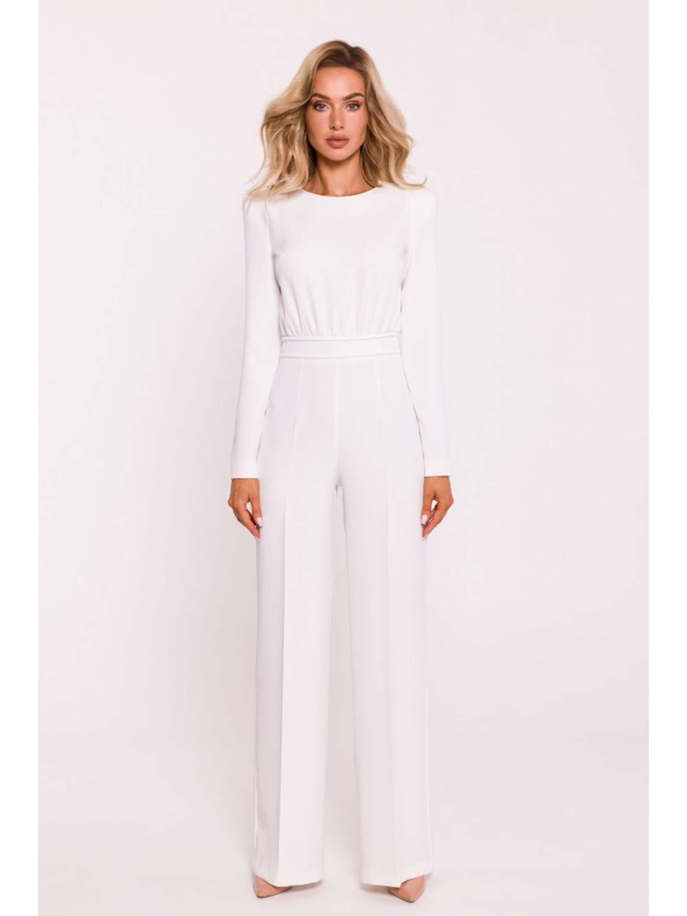 Numoco Jumpsuit 'Overall Adele' in White