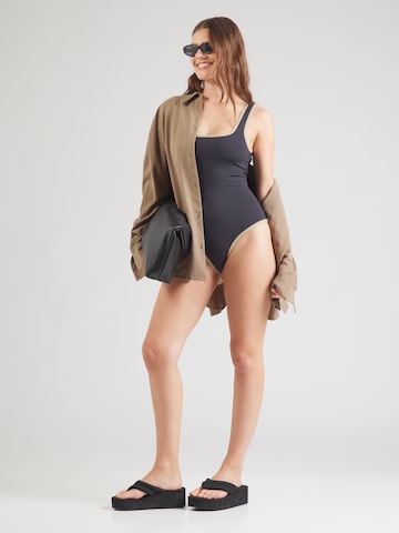Samsøe Samsøe Bustier Badeanzug 'Sarina' in Schwarz