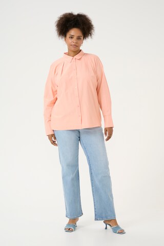 KAFFE CURVE Blouse 'Haila' in Orange