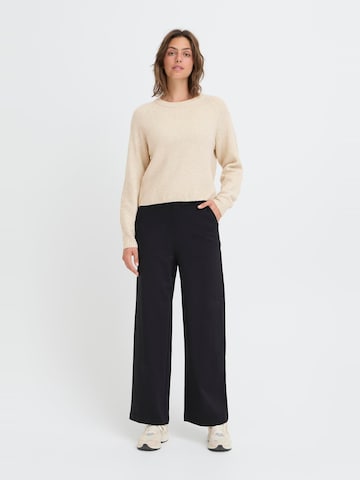 Oxmo Strickpullover ' OXIFANSI ' in Beige
