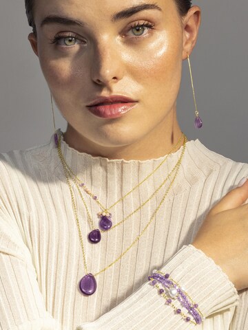 Luxenter Bracelet 'Ekhao' in Purple