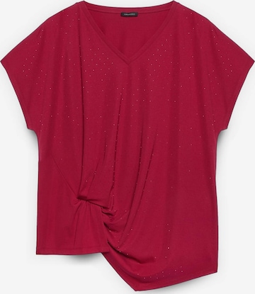 T-shirt Fiorella Rubino en rouge : devant