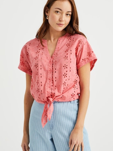 WE Fashion - Blusa em rosa