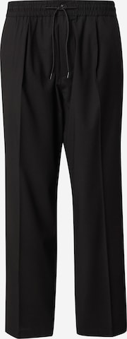 HUGO Regular Suorat housut 'Ravi243' värissä musta: etupuoli