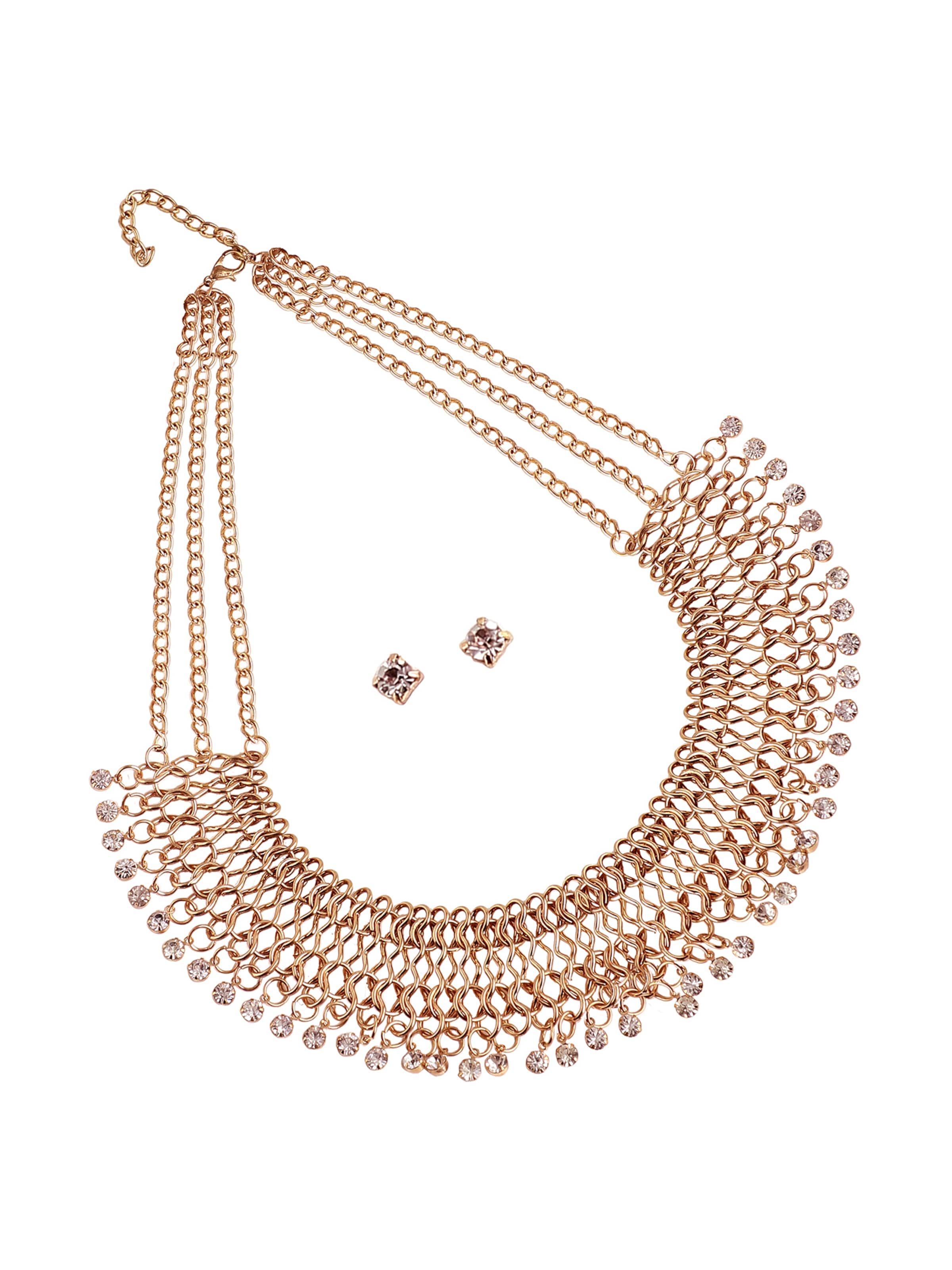 SOHI Sieraden set ' Lucile ' in Goud: voorkant