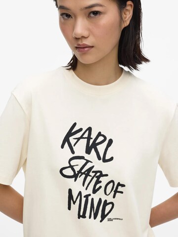 KARL LAGERFELD JEANS Платье в Белый