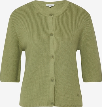s.Oliver Red Label Plus Вязаная кофта в Зеленый: спереди