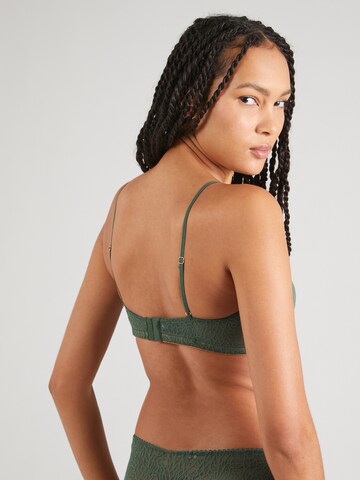 Underprotection Bandeau Bra in Green