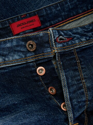 JACK & JONES Tapered Jeans 'JJIMike JJFox' i blå