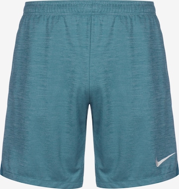 NIKE Regular Workout Pants in Blue: front