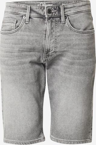 s.Oliverregular Traperice - siva boja: prednji dio